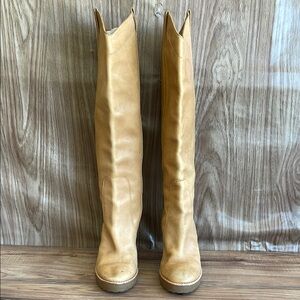 Pre-owned MARC BY MARC JACOBS Tan Knee-High Leather Boots size 38